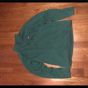 Green Patagonia Quarter-zip Fleece